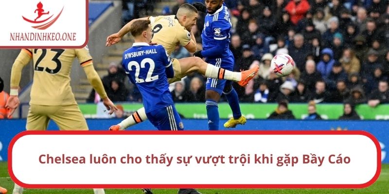 Nhận định Chelsea vs Leicester City, 21h ngày 09/03/2025 2 Chelsea luôn cho thấy sự vượt trội khi gặp Bầy Cáo